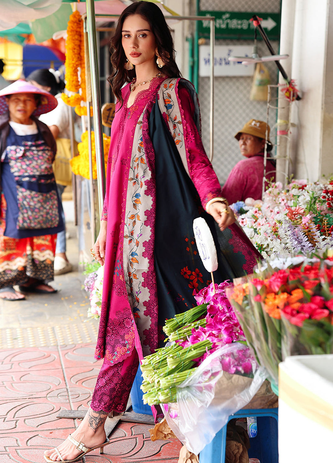 Aniiq by Charizma Embroidered Linen Suits Unstitched 3 Piece CRZ25AU ANW6-06 - Winter Collection