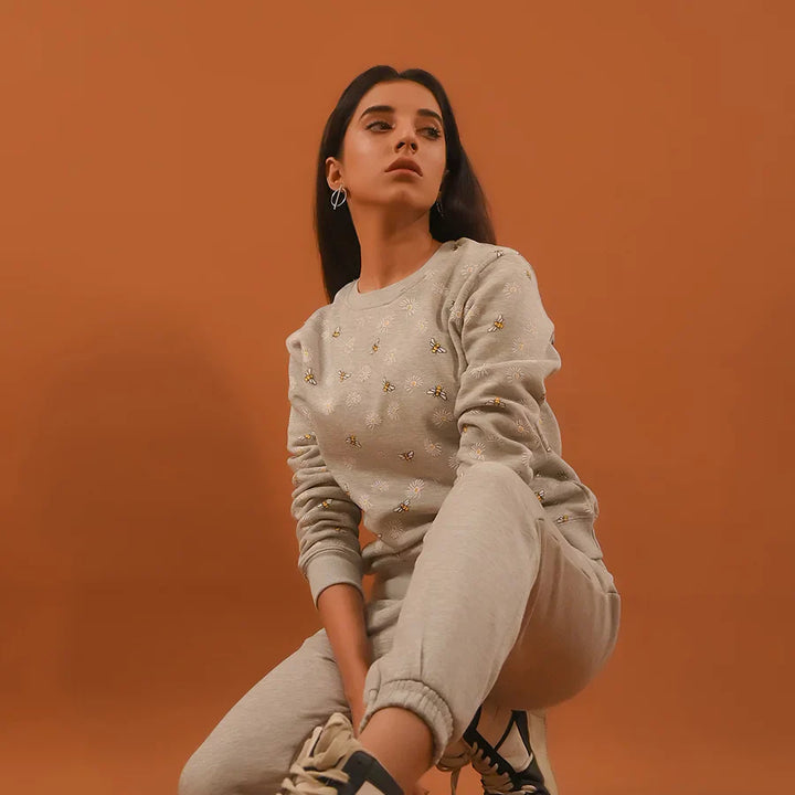 Dhaga Women Western Solids T- Shirt jersy Printed Grey DSS10006 - Summer Collection