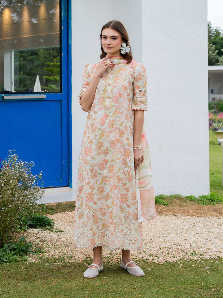 Oh So Cherry by Izel Unstitched Embroidered Lawn 3 Piece Suit Avelyn - Eid Collection