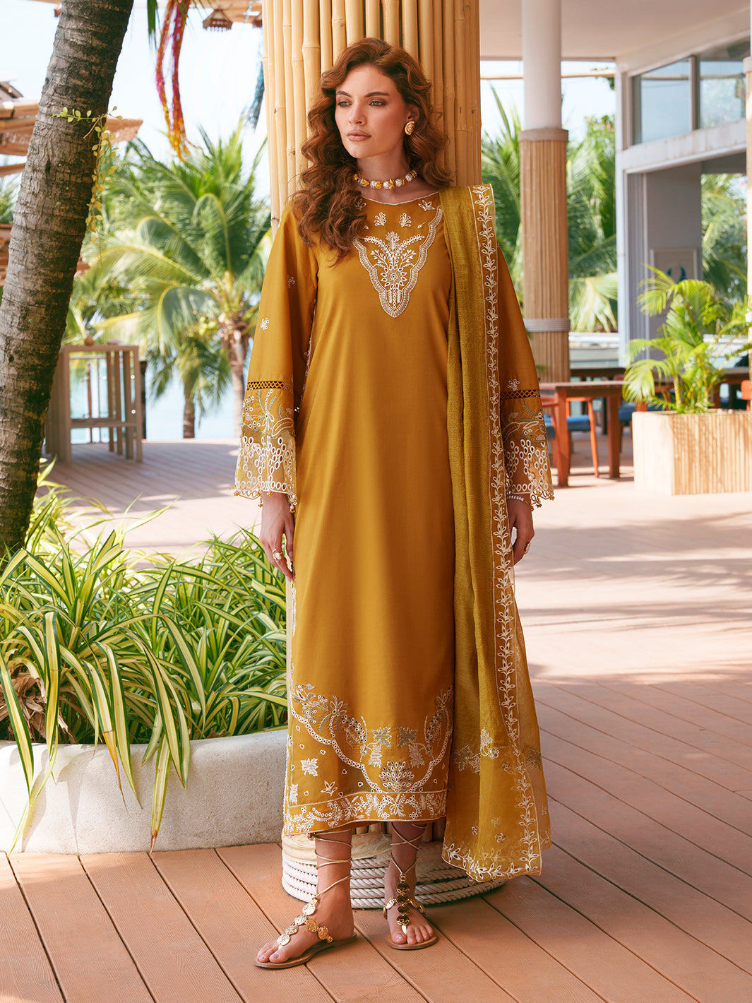 Summer Wine by Izel Unstitched Embroidered Lawn 3 Piece Suit AYLIN - Eid Collection