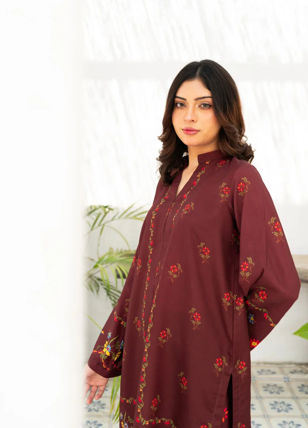 Zauk Women RTW Printed Lawn 2 Piece Suit ZK26RC Cherry Charm ZAU-CC - Casual Collection