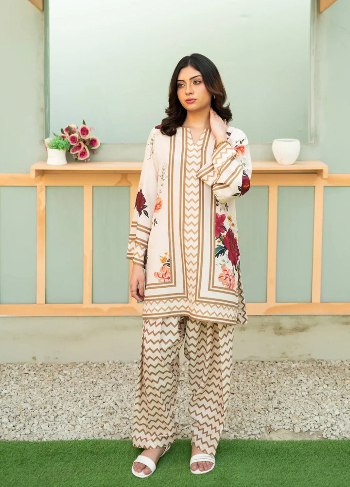 Zauk Women RTW Printed Lawn 2 Piece Suit ZK26RC Floral Fantasy ZAU-FF - Casual Collection