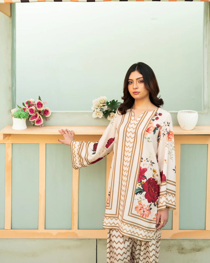 Zauk Women RTW 2 Piece Printed Poly Lawn Floral Fantasy - Casual Collection