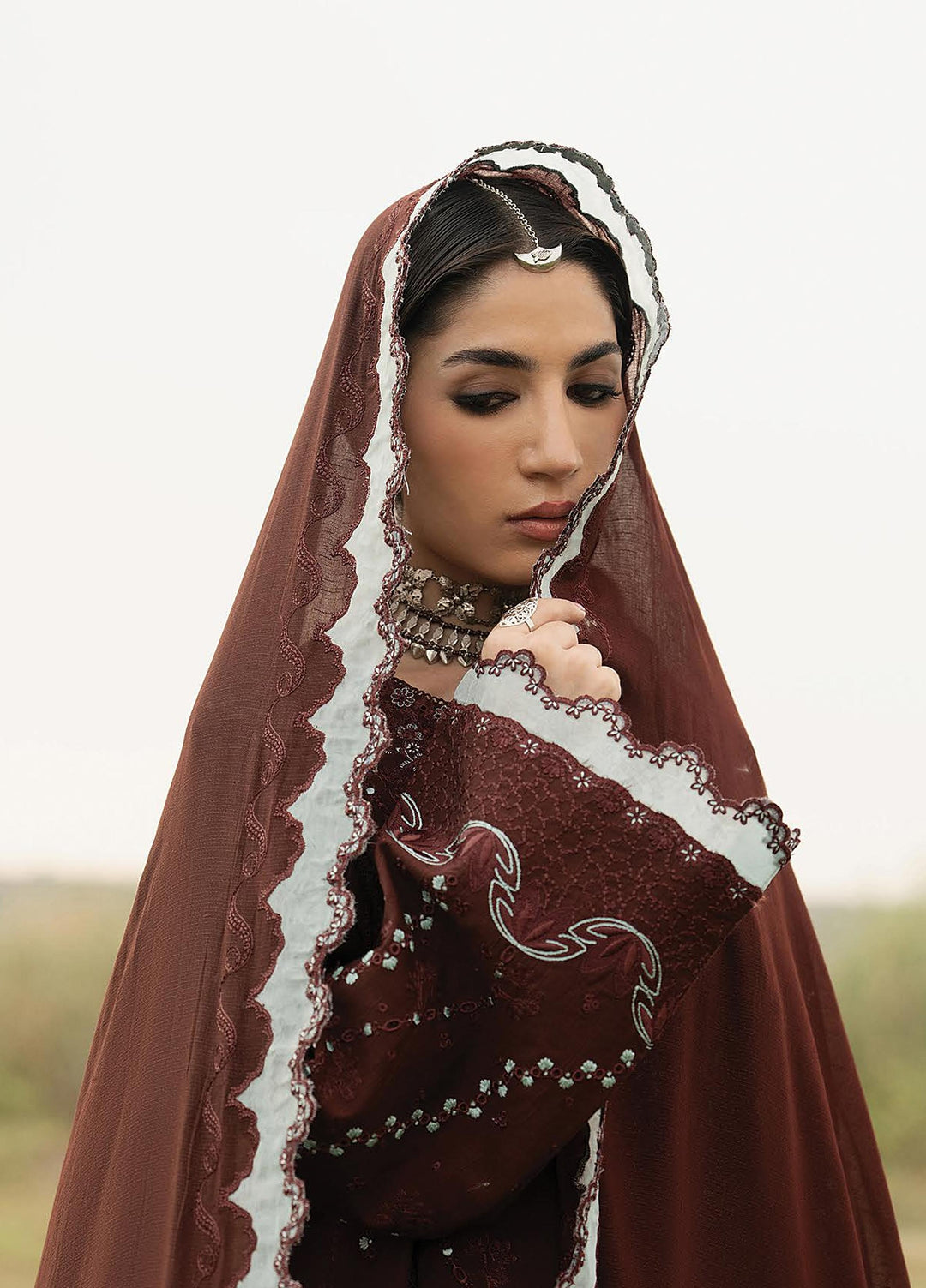 Sukhan by Afrozeh Unstitched Embroidered Viscose 3 Piece Suit AF26UVS Sarmast FW01258 - Winter Collection