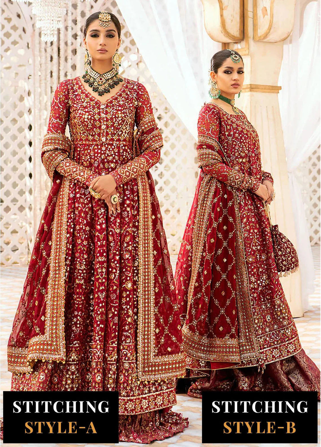 Aik Atelier Embroidered Chiffon Suits Unstitched 3 Piece AIK25EF Vl1 Look 01 - Formals Collection