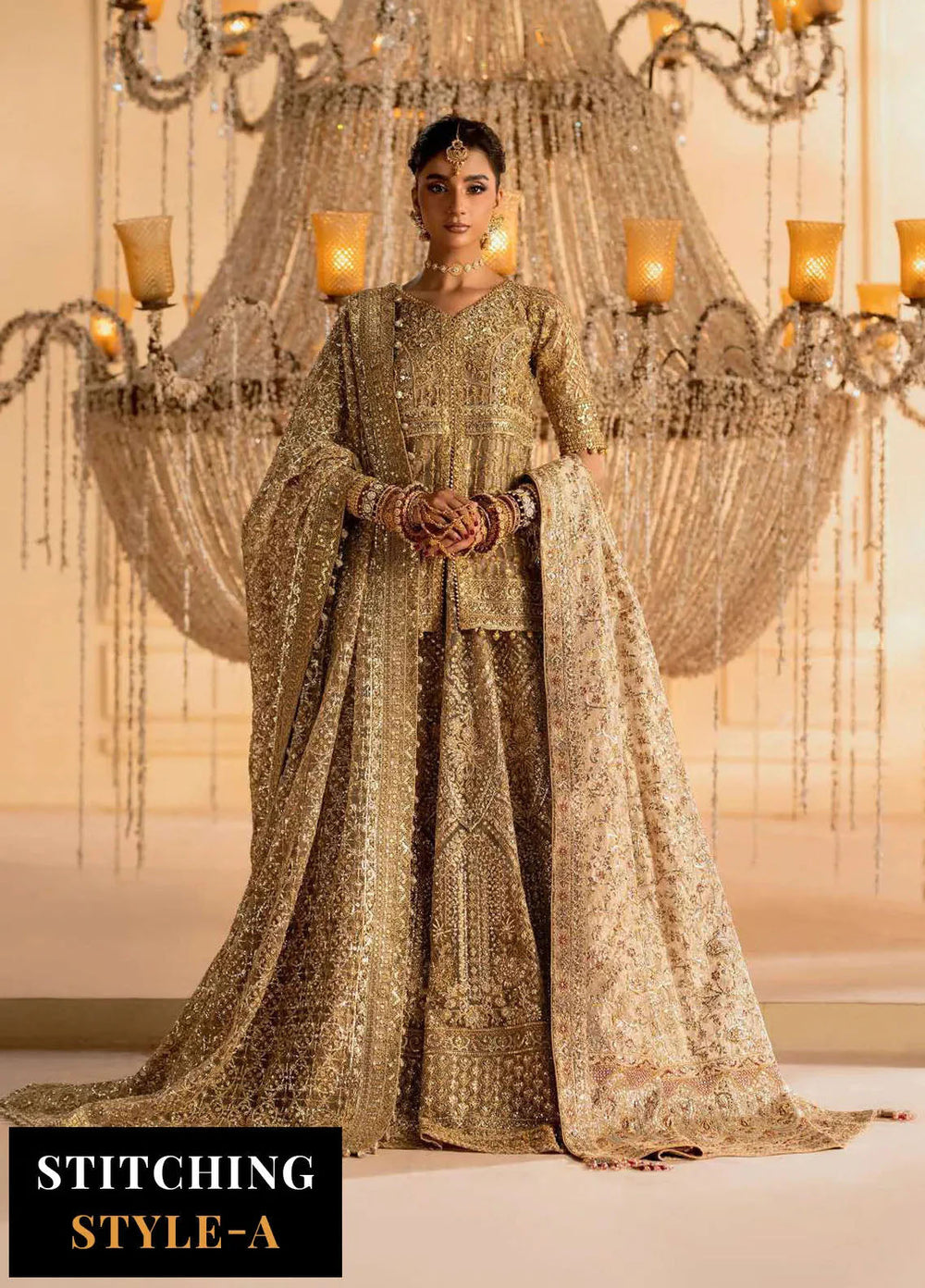 Aik Atelier Embroidered Net Suits Unstitched 3 Piece AIK25EF Vl1 Look-05 - Formals Collection