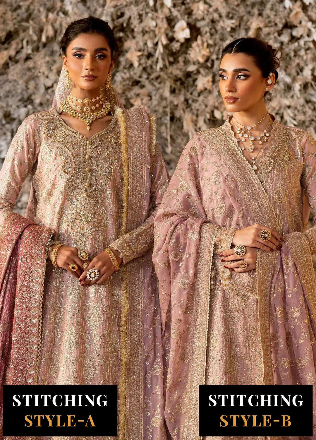 Aik Atelier Embroidered Net Suits Unstitched 3 Piece AIK25EF Vl1 Look-07 - Formals Collection