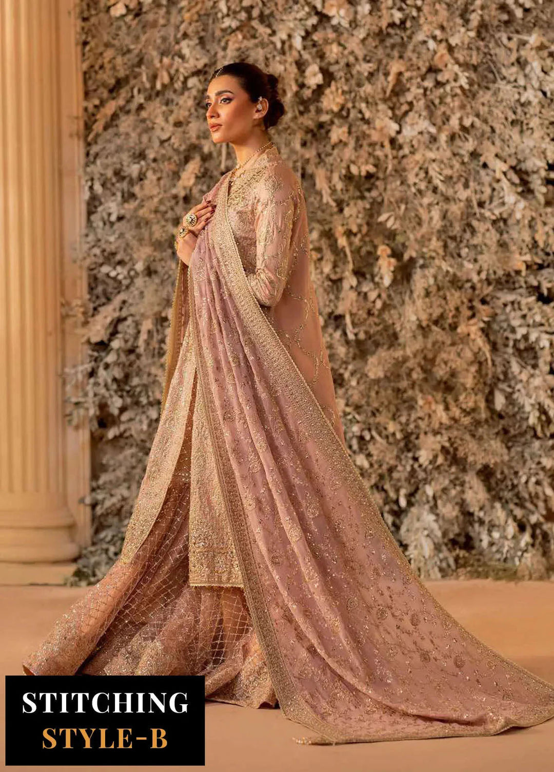 Aik Atelier Embroidered Net Suits Unstitched 3 Piece AIK25EF Vl1 Look-07 - Formals Collection