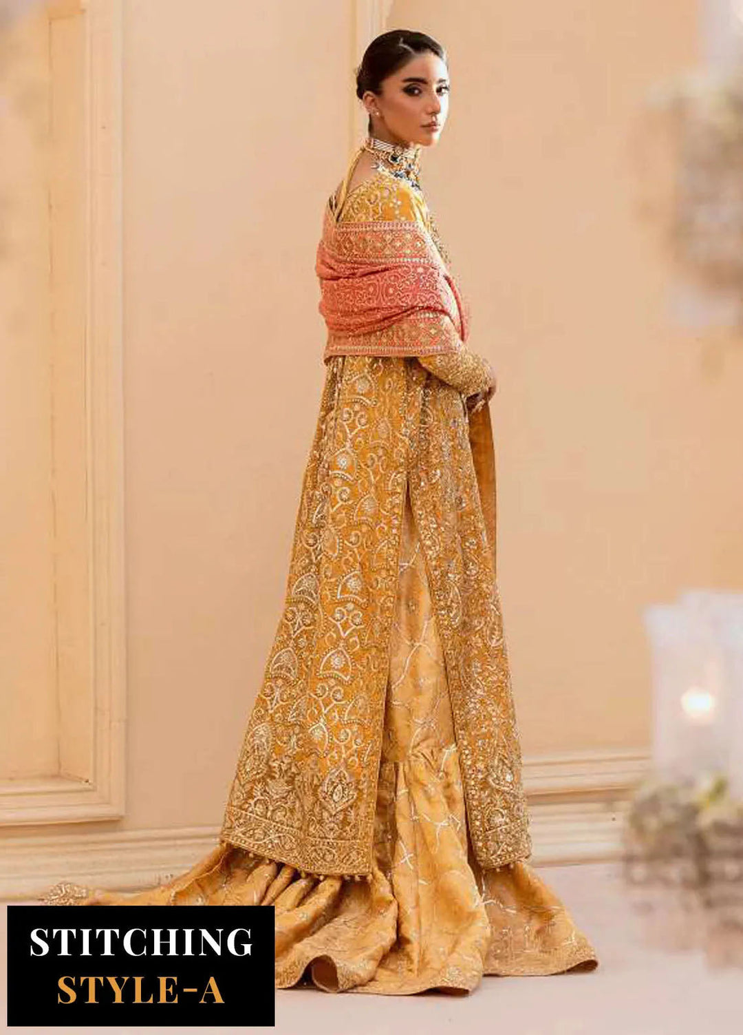 Aik Atelier Embroidered Net Suits Unstitched 3 Piece AIK25EF Vl1 Look-08 - Formals Collection