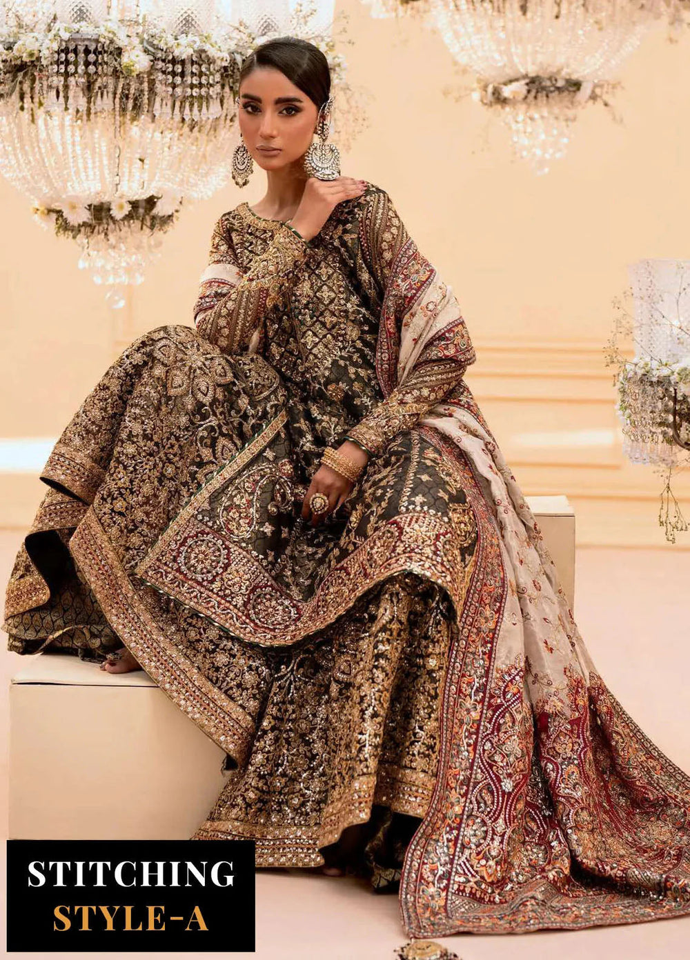 Aik Atelier Embroidered Organza Suits Unstitched 3 Piece AIK25EF Vl1 Look-04 - Formals Collection
