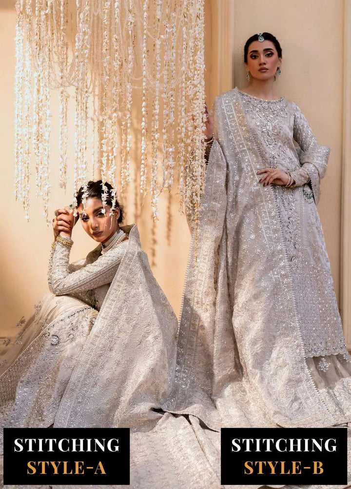 Aik Atelier Embroidered Organza Suits Unstitched 3 Piece AIK25EF Vl1 Look-09 - Formals Collection