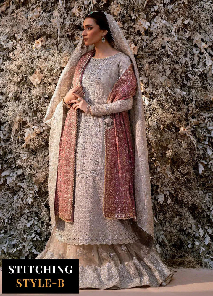 Aik Atelier Embroidered Organza Suits Unstitched 3 Piece AIK25EF Vl1 Look-09 - Formals Collection