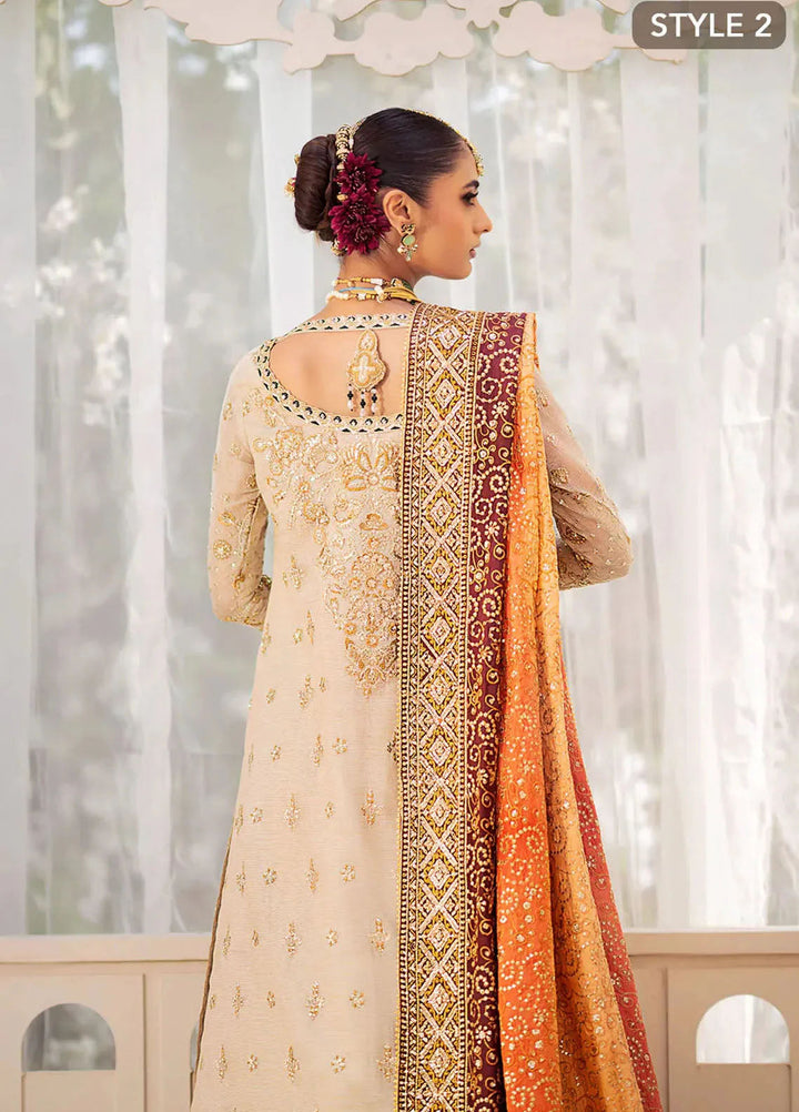 Aik Atelier Embroidered Organza Suits Unstitched 3 Piece AIK25EF Vl2 Look 01 - Formals Collection