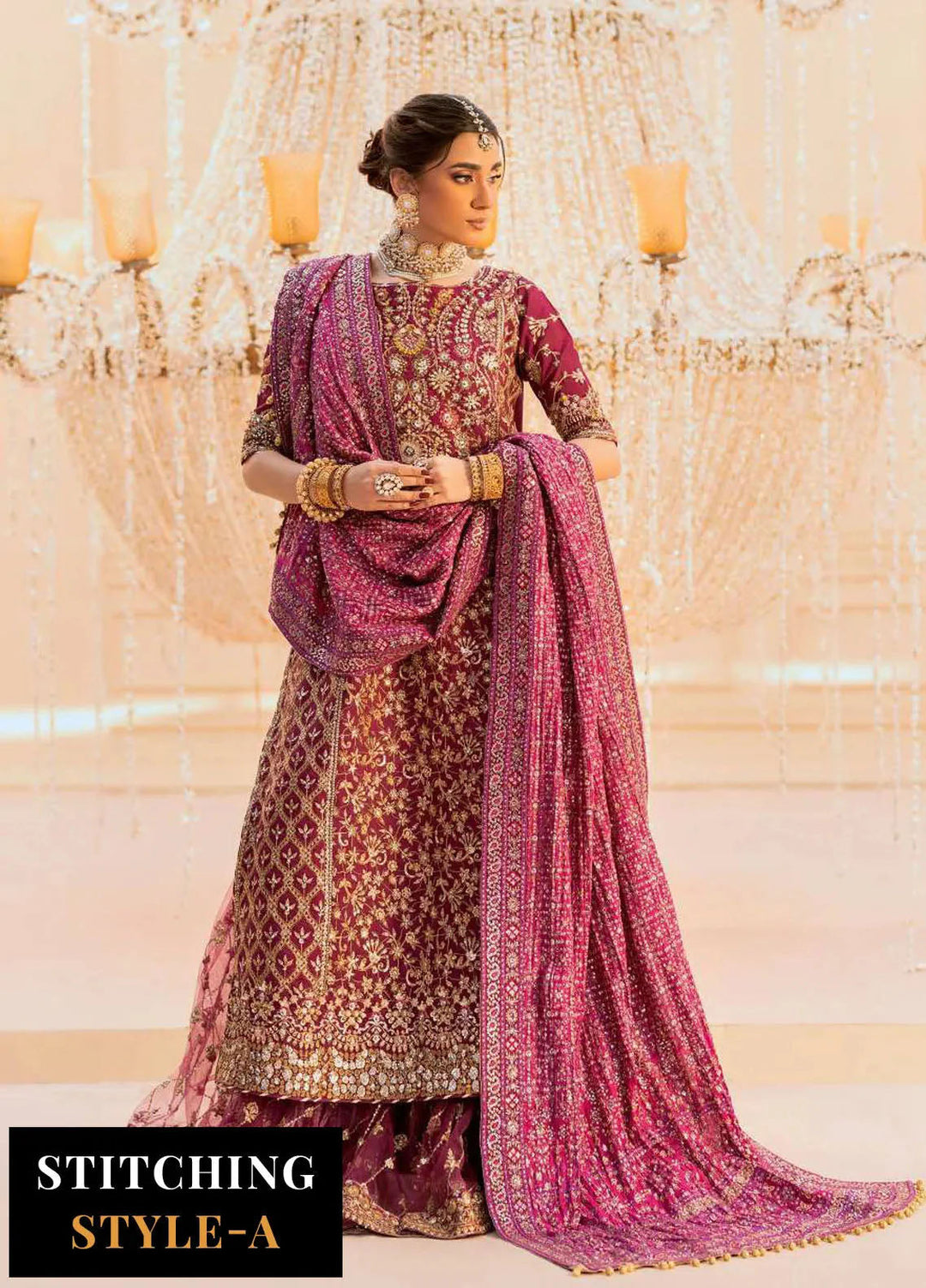 Aik Atelier Embroidered Silk Suits Unstitched 3 Piece AIK25EF Vl1 Look-10 - Formals Collection