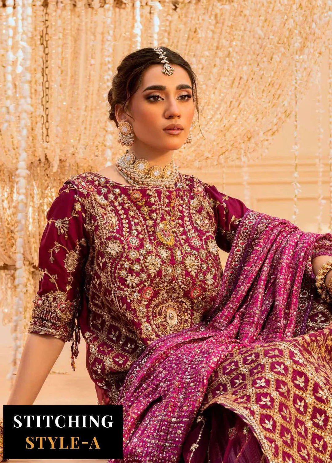 Aik Atelier Embroidered Silk Suits Unstitched 3 Piece AIK25EF Vl1 Look-10 - Formals Collection