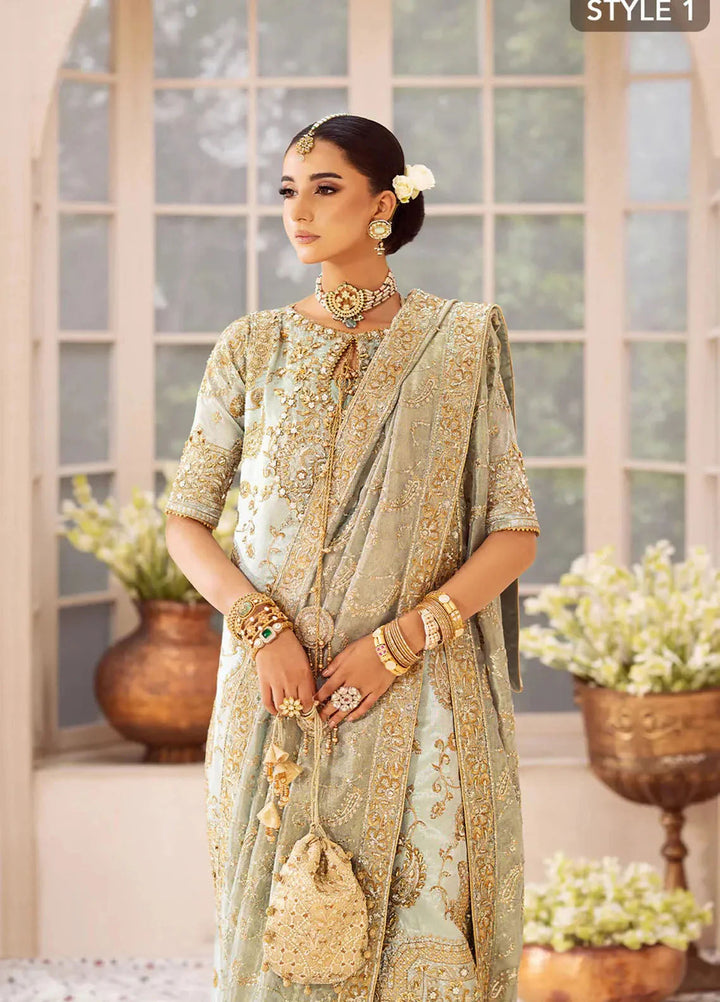 Aik Atelier Embroidered Tissue Suits Unstitched 3 Piece AIK25EF Vl2 Look 03 - Formals Collection