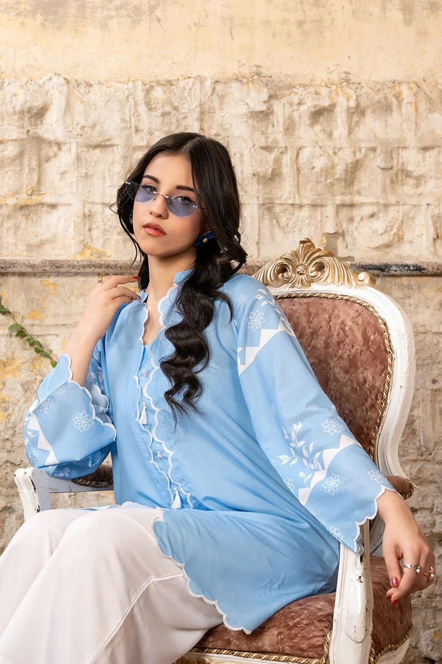 Dhaga Women Pret Printed 2 Piece Soft Crepe Alaida SS25DSP330 - Summer Collection