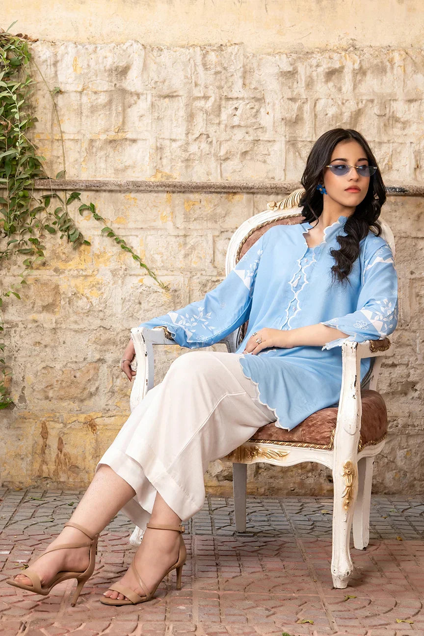 Dhaga Women Pret Printed 2 Piece Soft Crepe Alaida SS25DSP330 - Summer Collection