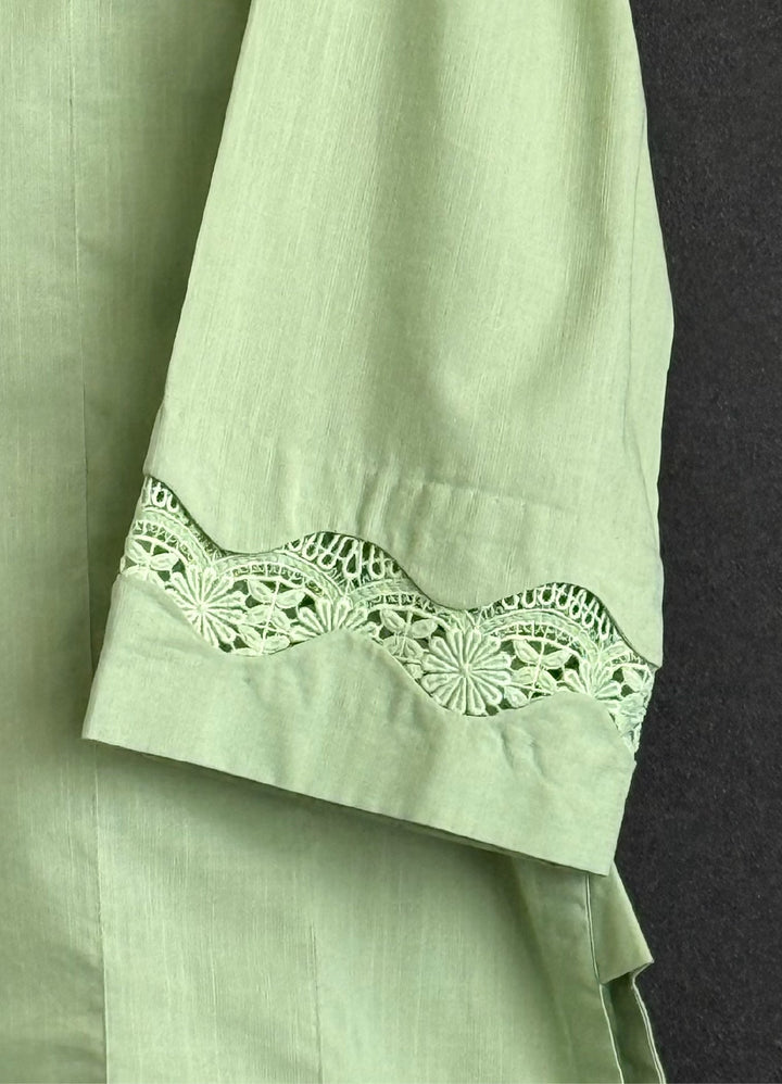 House of Meem RTW Solids Linen 2 Piece Suit Matcha Casual Collection