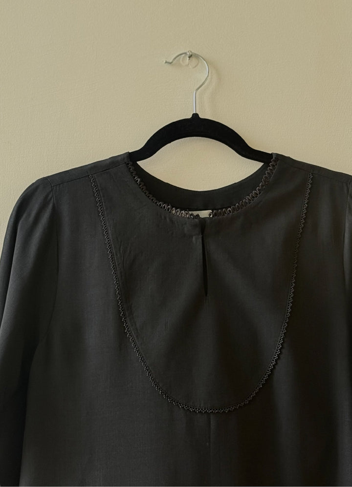 House of Meem RTW Solids Linen 2 Piece Suit Noir Casual Collection