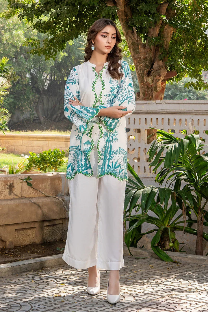 Dhaga Women Pret Printed 2 Piece Soft Crepe Ayden SS25DSP326 - Summer Collection