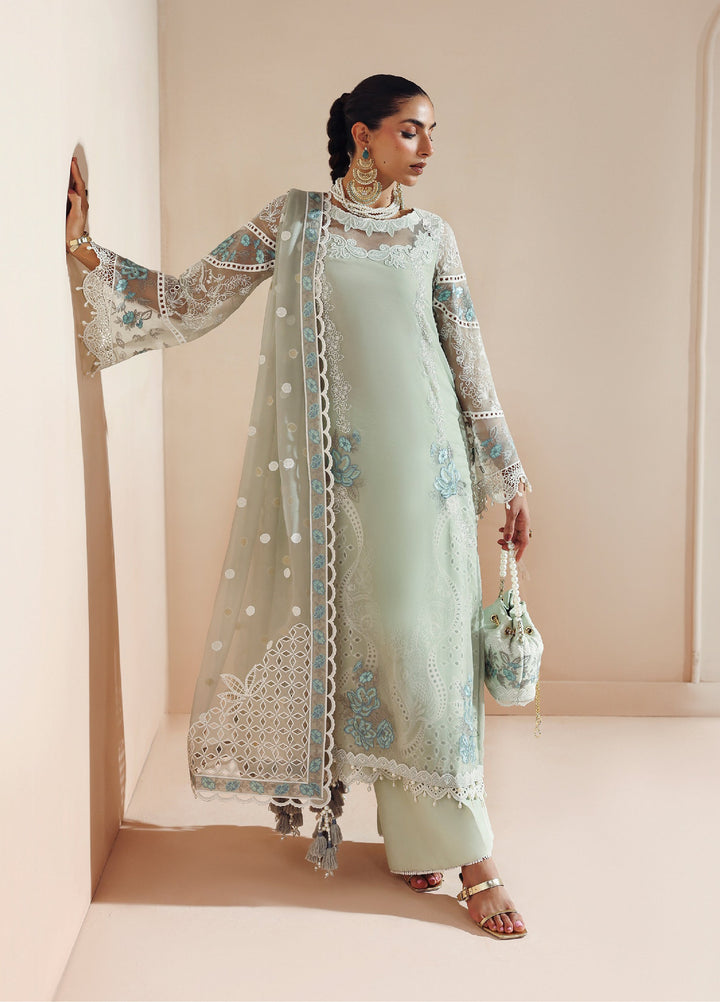 Aymal by Alizeh Fashion Unstitched Chiffon Luxury Embroidered Suits 3 Piece AFB25BC D-01 Saiyaara - Formals Collection