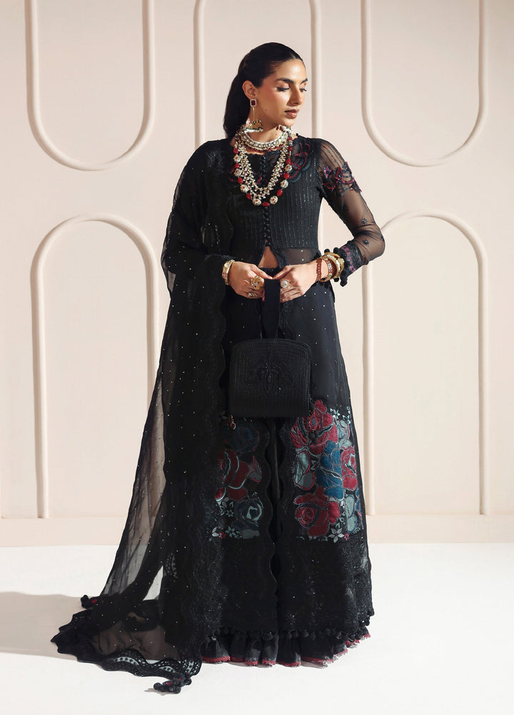Aymal by Alizeh Fashion Unstitched Chiffon Luxury Embroidered Suits 3 Piece AFB25BC D-08 Meerab - Formals Collection