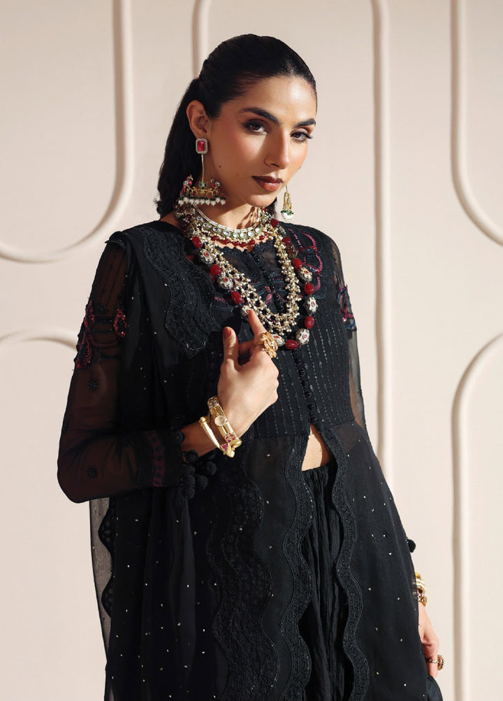 Aymal by Alizeh Fashion Unstitched Chiffon Luxury Embroidered Suits 3 Piece AFB25BC D-08 Meerab - Formals Collection