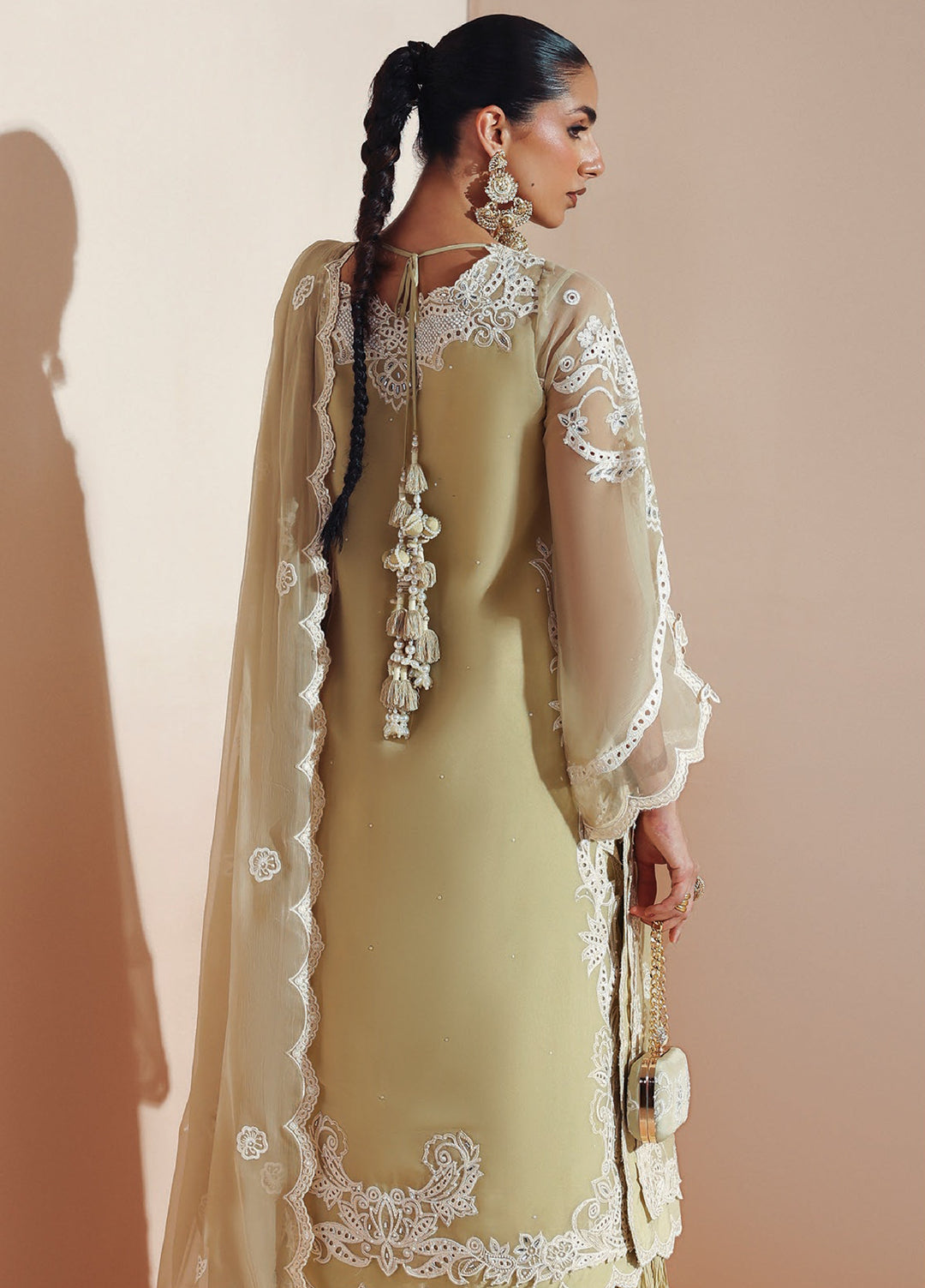 Aymal by Alizeh Fashion Unstitched Chiffon Luxury Embroidered Suits 3 Piece AFB25BC D-09 Aliha - Formals Collection