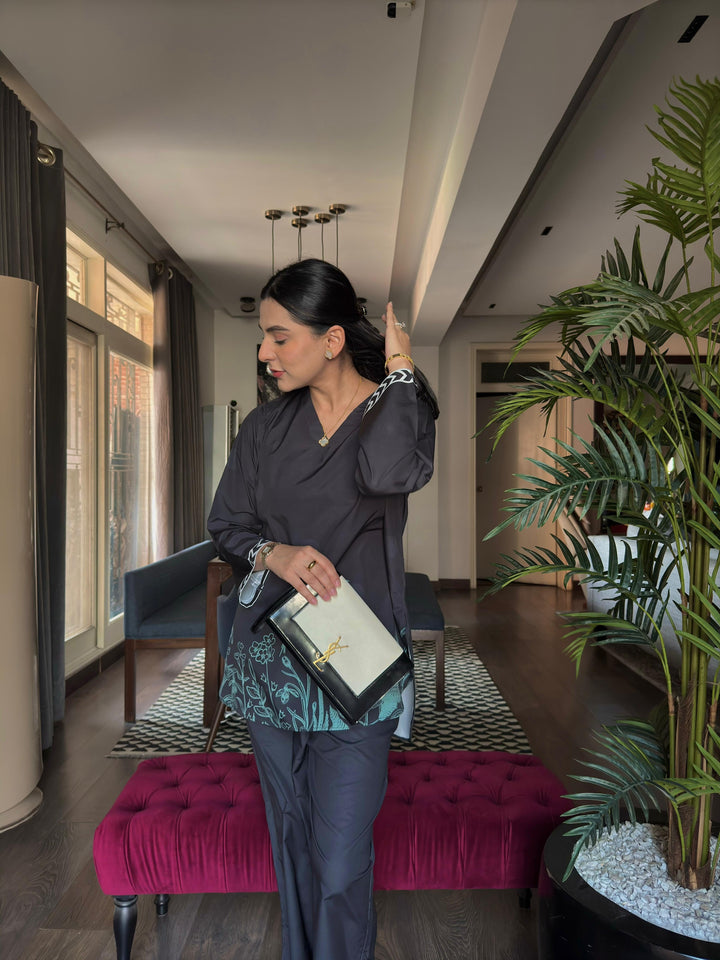 Dhaga Women Pret Printed 2 Piece Soft Crepe Bosky FW24DSP252 - Summer Collection