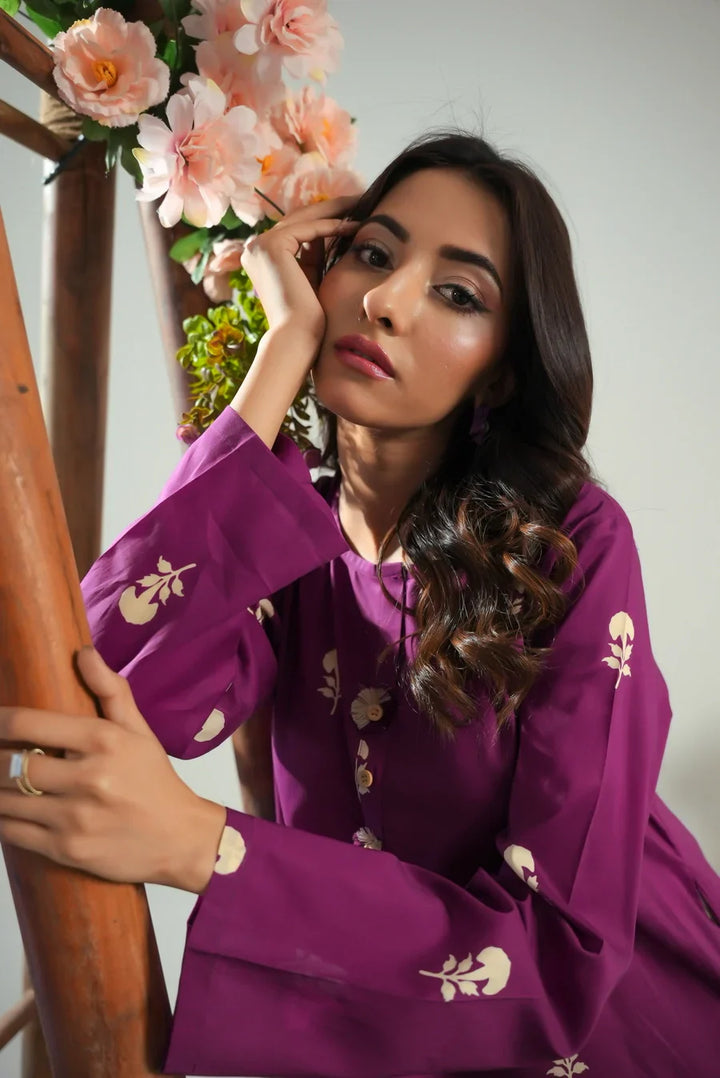 Dhaga Women Pret Printed 2 Piece Lawn Matching Separate FW24DSP0040 - Summer Collection