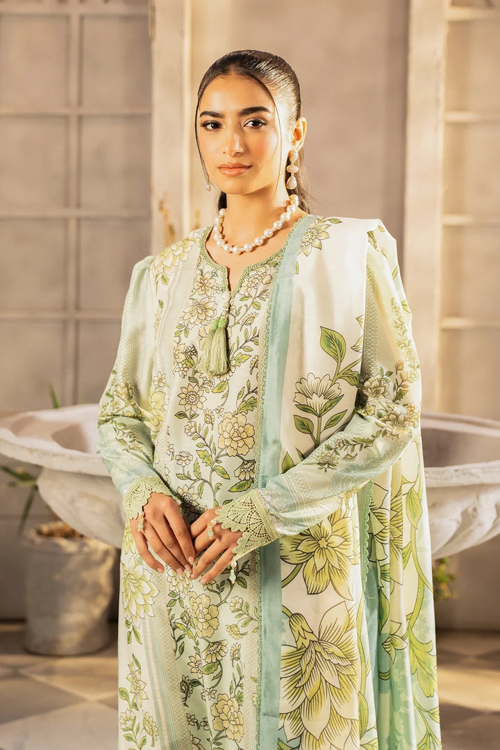 Safaah by Menaal Unstitched Printed Lawn 3 Piece Suit ML26ULS SP-05A - Casual Collection