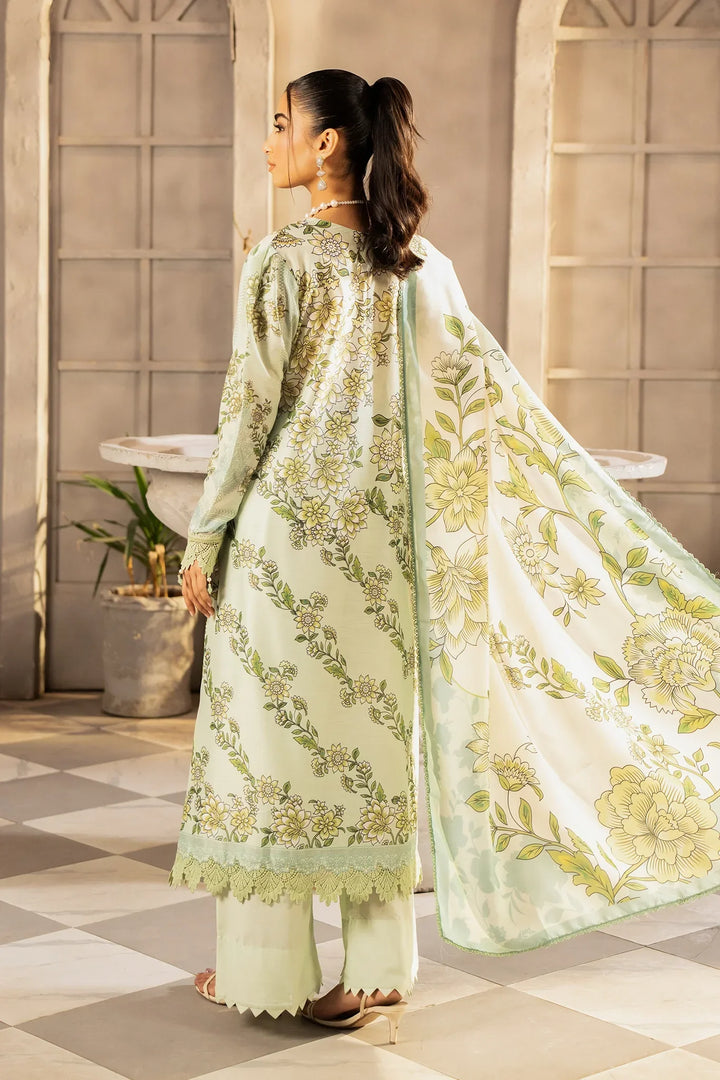 Safaah by Menaal Unstitched Printed Lawn 3 Piece Suit ML26ULS SP-05A - Casual Collection