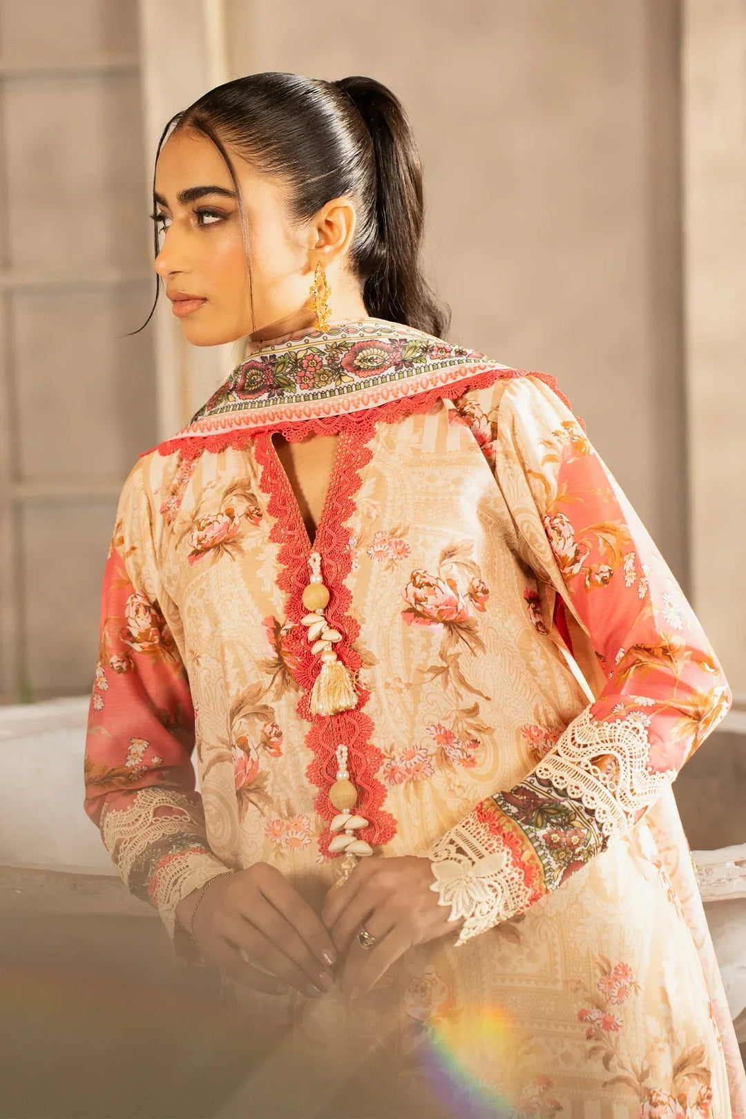 Safaah by Menaal Unstitched Printed Lawn 3 Piece Suit ML26ULS SP-02A - Casual Collection