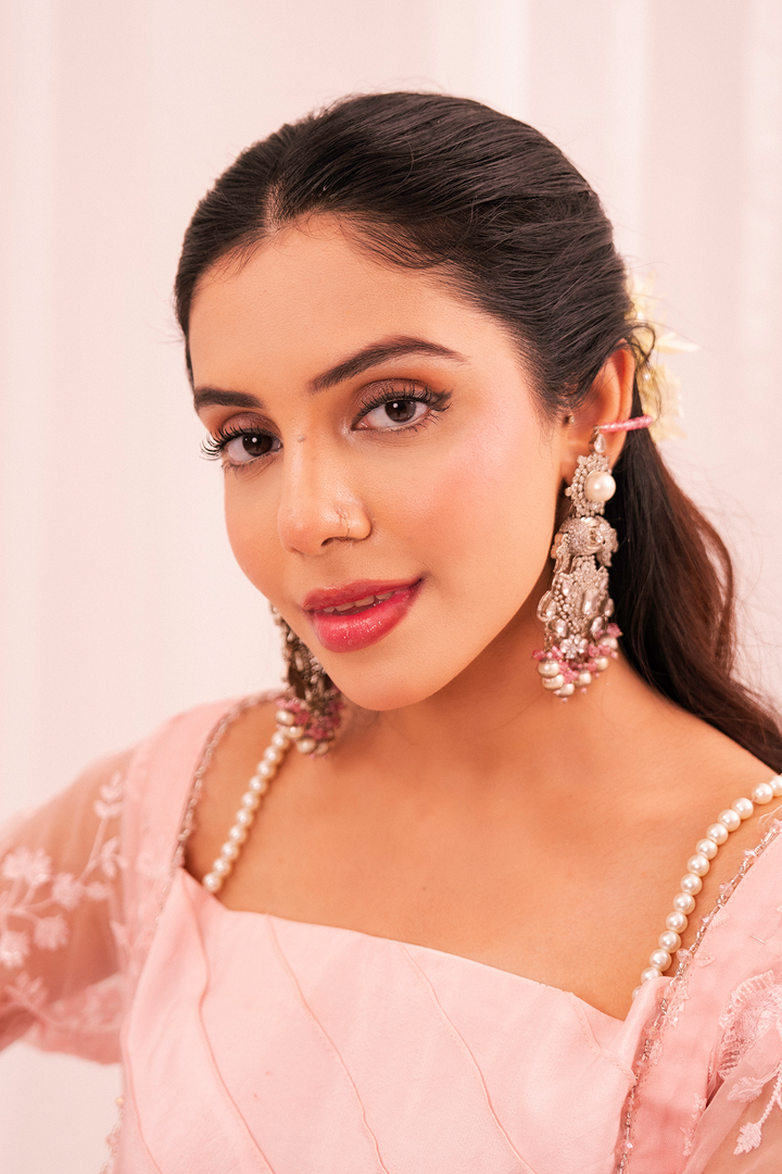 Maham Sultan Women RTW Embroidered Organza 3 Piece Suit FLORE - Eid Collection