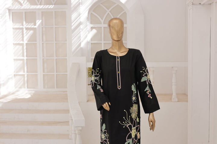 Nyra Essentials by Suntex Fabrics RTW Embroidered Lawn 2 Piece Suit BLACK-2670 Casual Collection