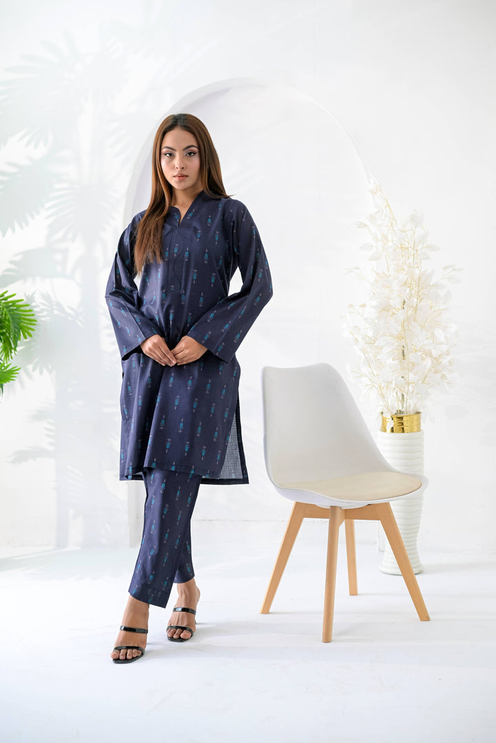 Silcot Women RTW Printed Lawn 2 Piece Suit Noor-e-Neel - Casual Collection