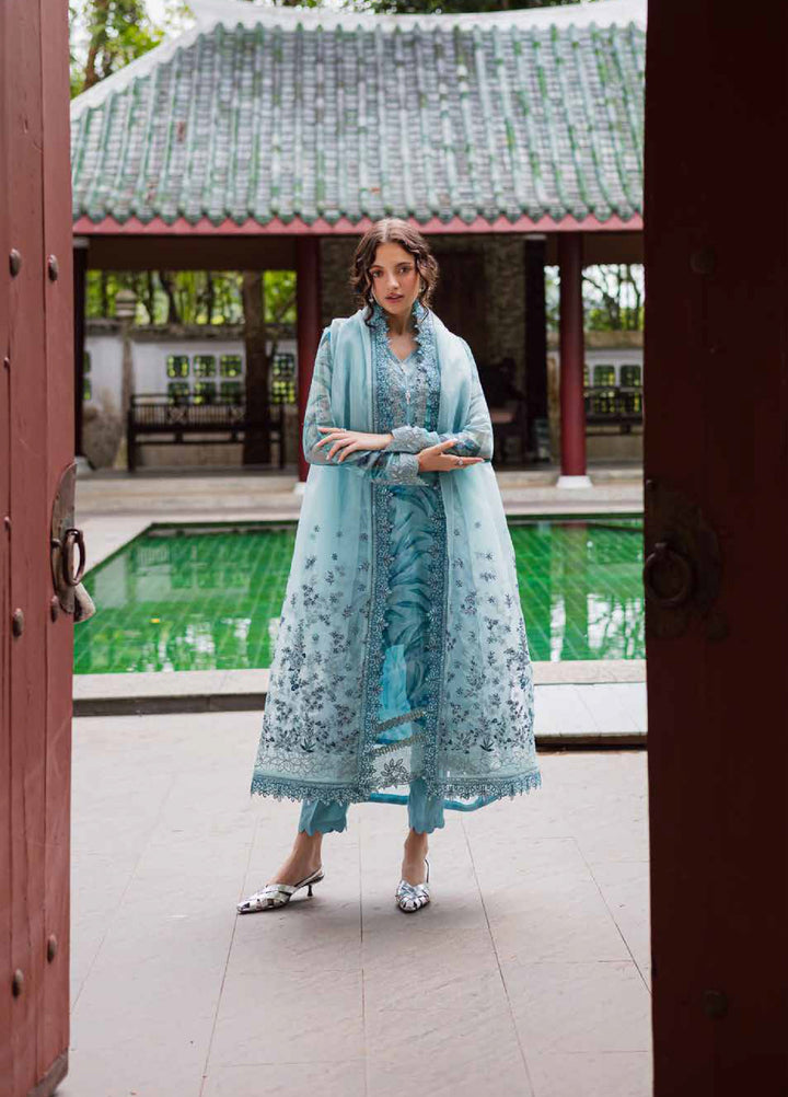 Ballerina by Nureh Unstitched Embroidered and Embellished  Chiffon 4 peice NU25BF NU2-183 - Formals Collection