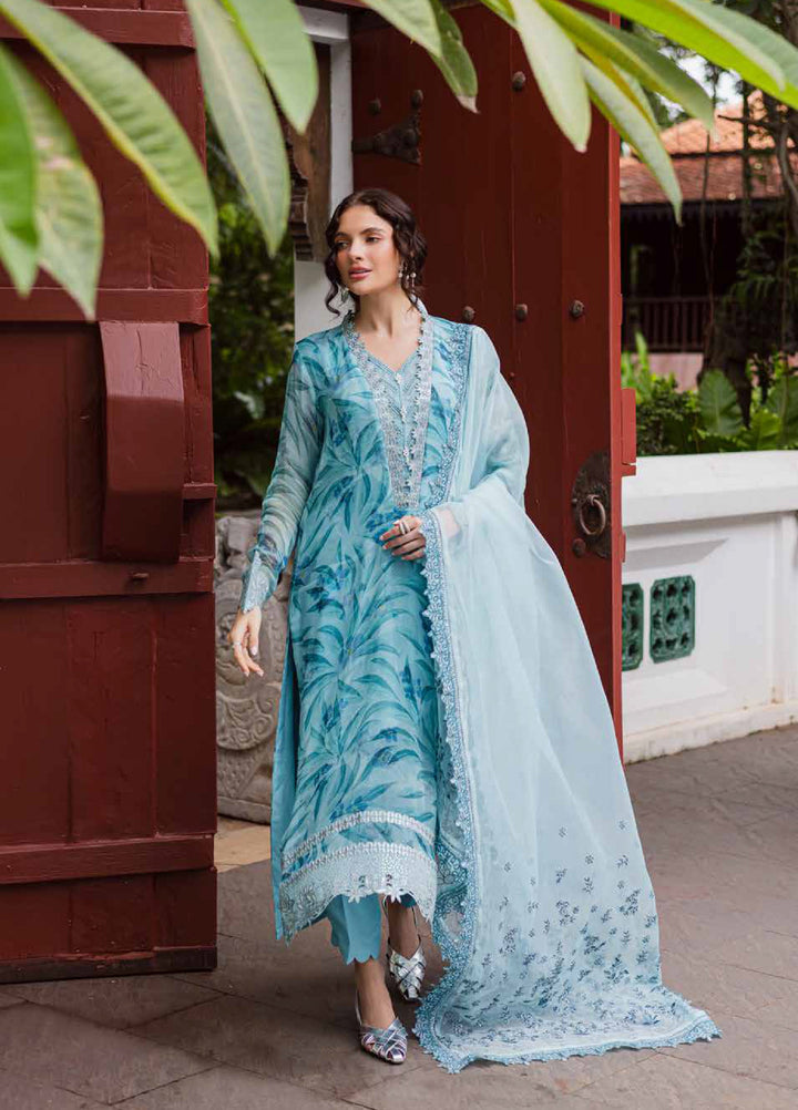 Ballerina by Nureh Unstitched Embroidered and Embellished  Chiffon 4 peice NU25BF NU2-183 - Formals Collection