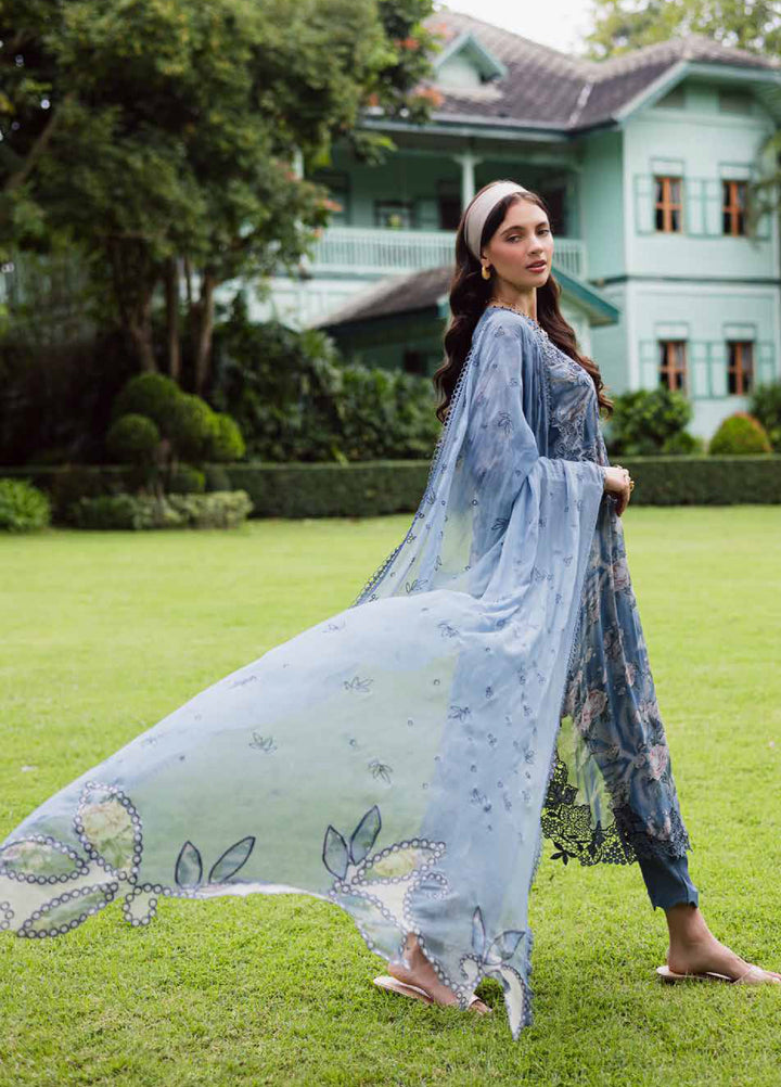 Ballerina by Nureh Unstitched Embroidered and Embellished  Chiffon 4 peice NU25BF NU2-184 - Formals Collection