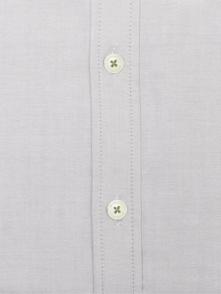 Brumano Ready To Wear Shirts Men 1 Piece Cotton Beige Oxford Button Down Shirt 0-31-025-4464 - Summer Collection