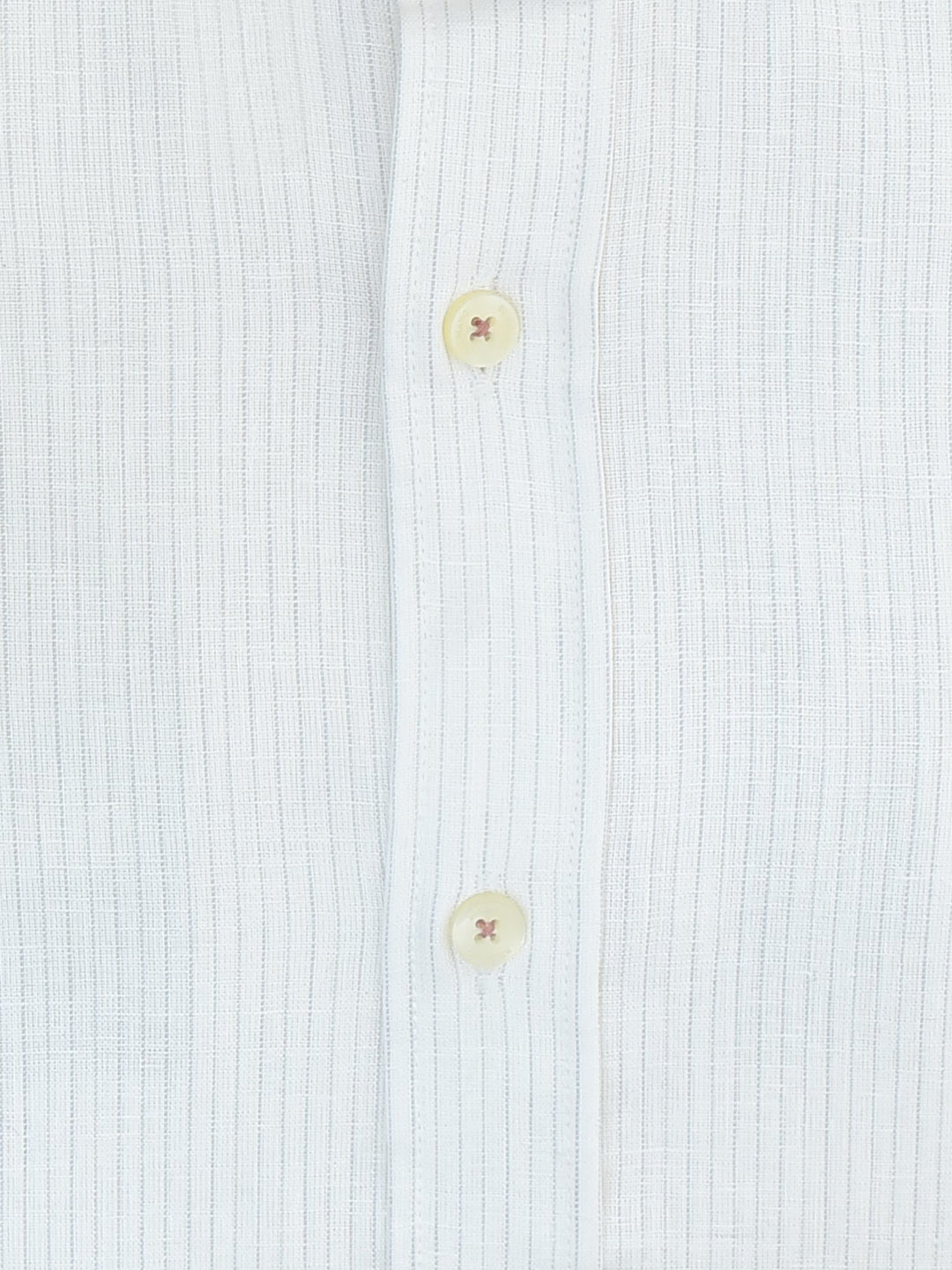 Brumano Ready To Wear Shirts Men 1 Piece Cotton Beige Striped Cotton/Linen Button Down Shirt 0-31-024-3345 - Summer Collection