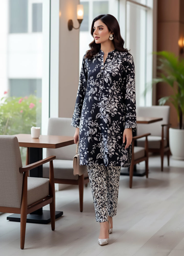 Lakhany Pret Printed Khaddar 2 Piece Suit LG-RK-0046