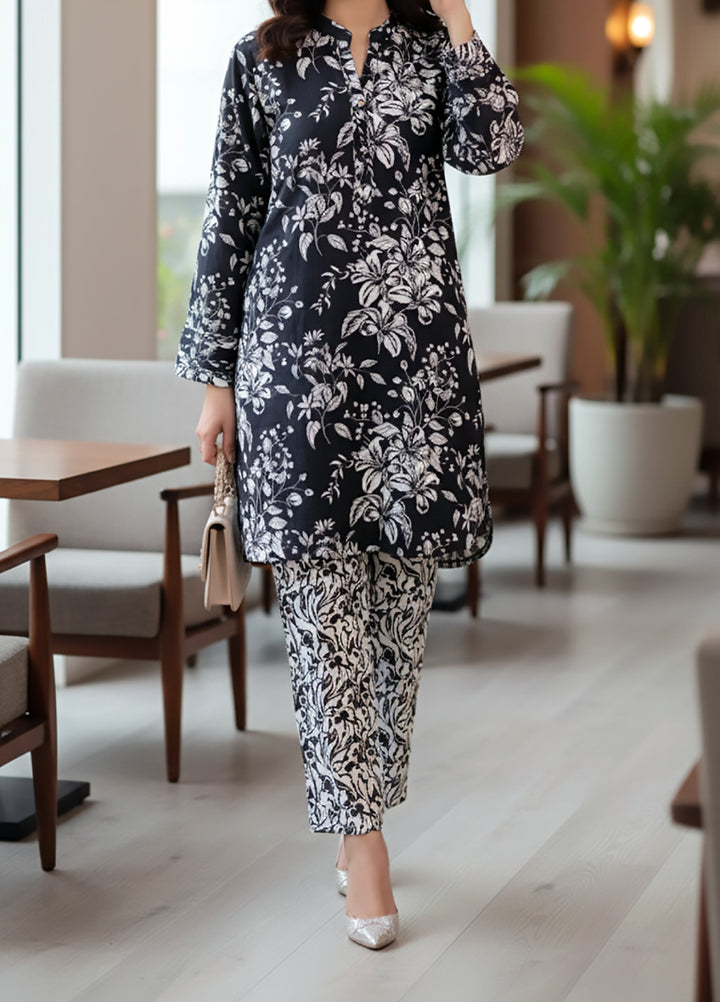 Lakhany Pret Printed Khaddar 2 Piece Suit LG-RK-0046