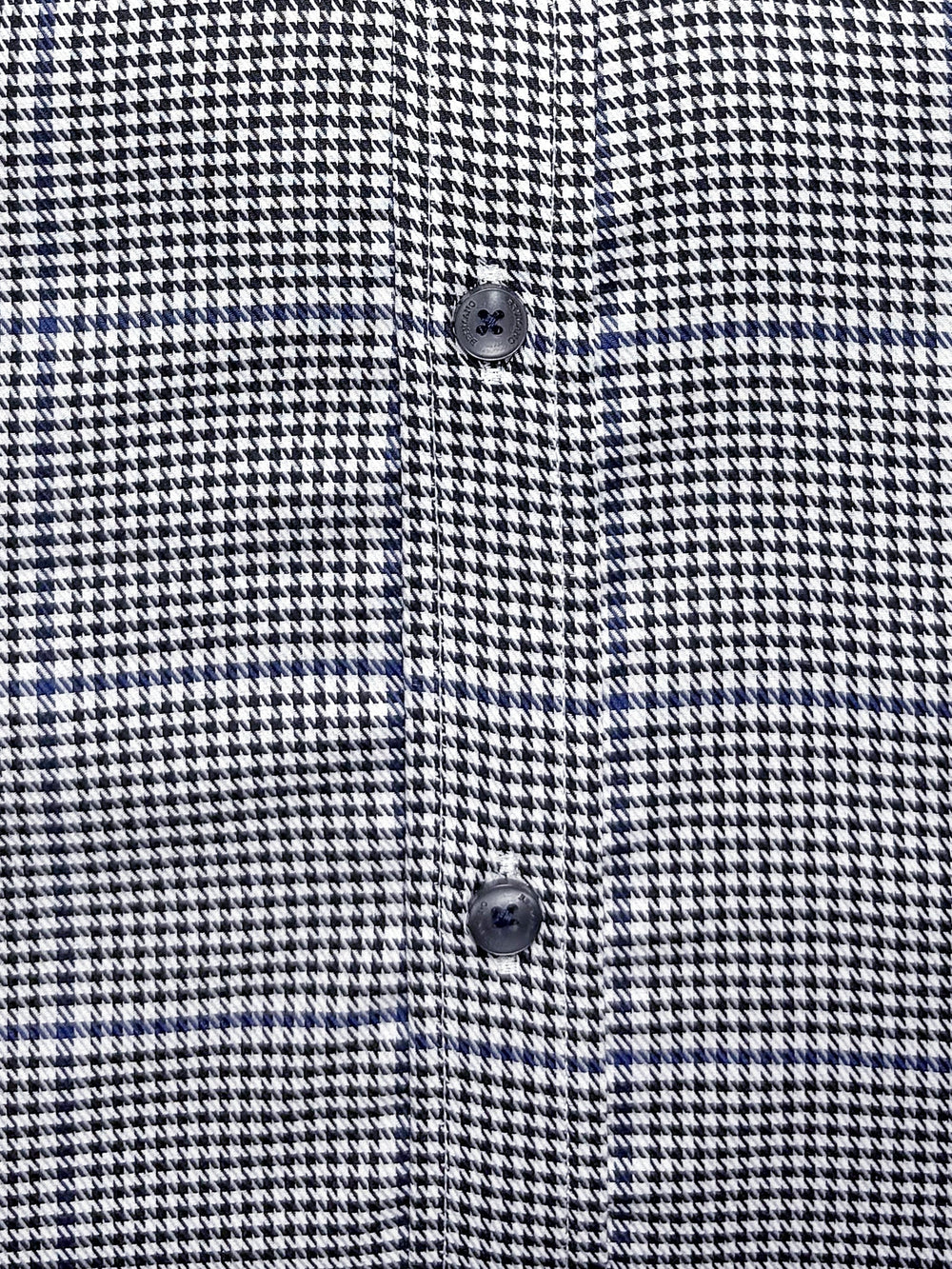 Brumano Ready To Wear Shirts Men 1 Piece Cotton Black Houndstooth Formal Shirt 0-31-025-4516 - Summer Collection