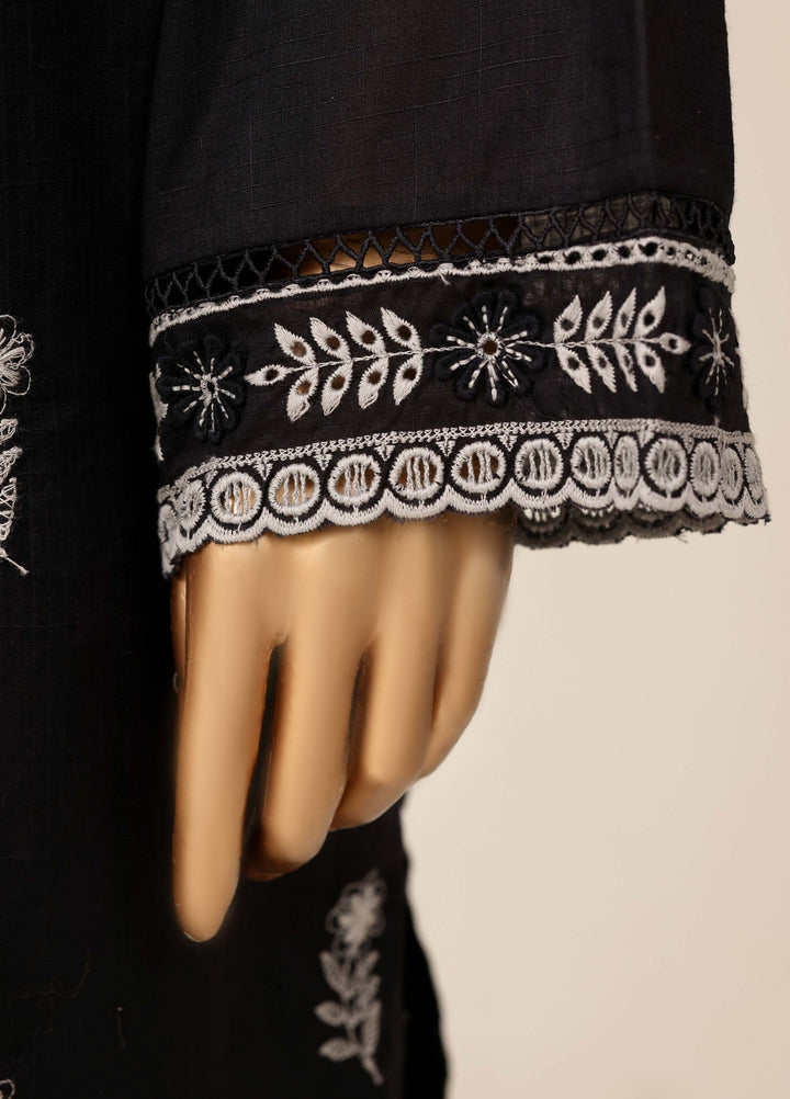 HZ Textiles RTW Chikankari Lawn 3 Piece Suit HZ26PCL BLACK MAGIC SBE-3P-073 - Casual Collection