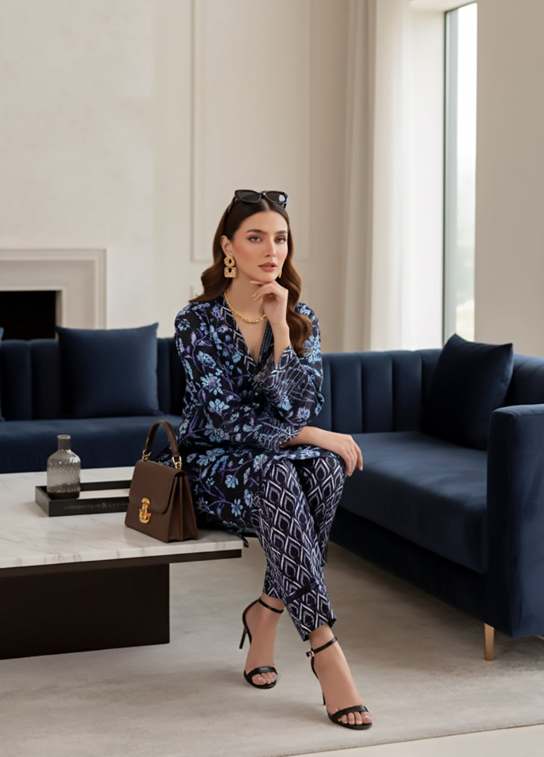 Lakhany Pret Printed Khaddar 2 Piece Suit LG-AR-0214