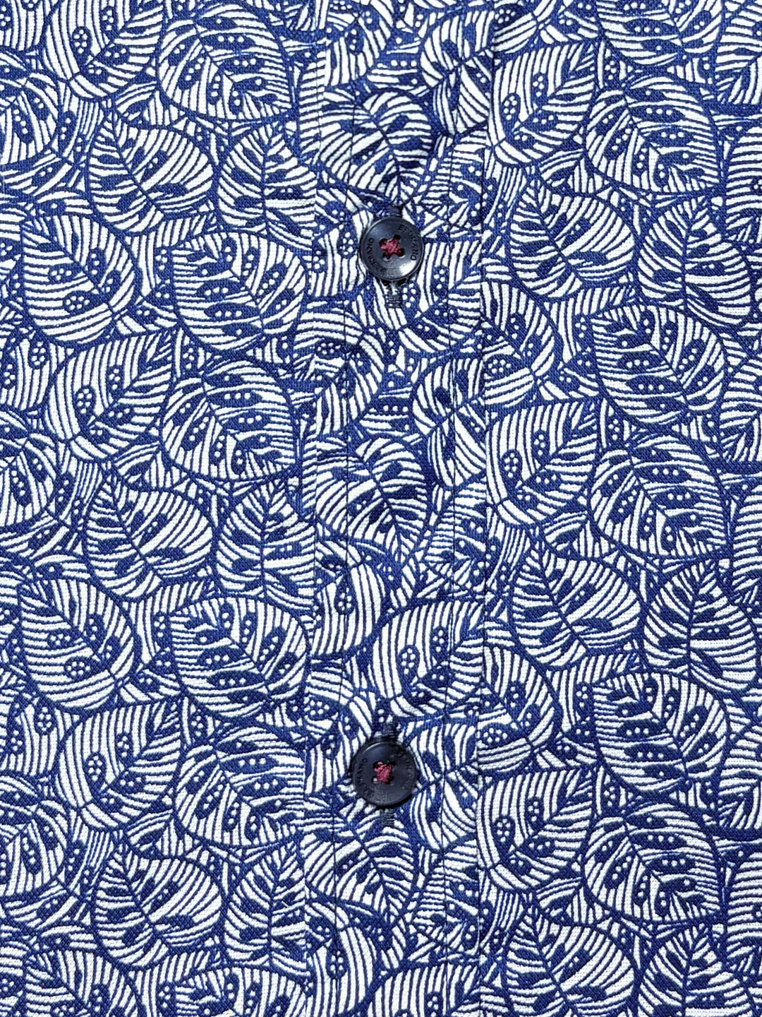Brumano Ready To Wear Shirts Men 1 Piece Cotton Blue Abstract Printed Shirt 0-31-025-3646 - Summer Collection