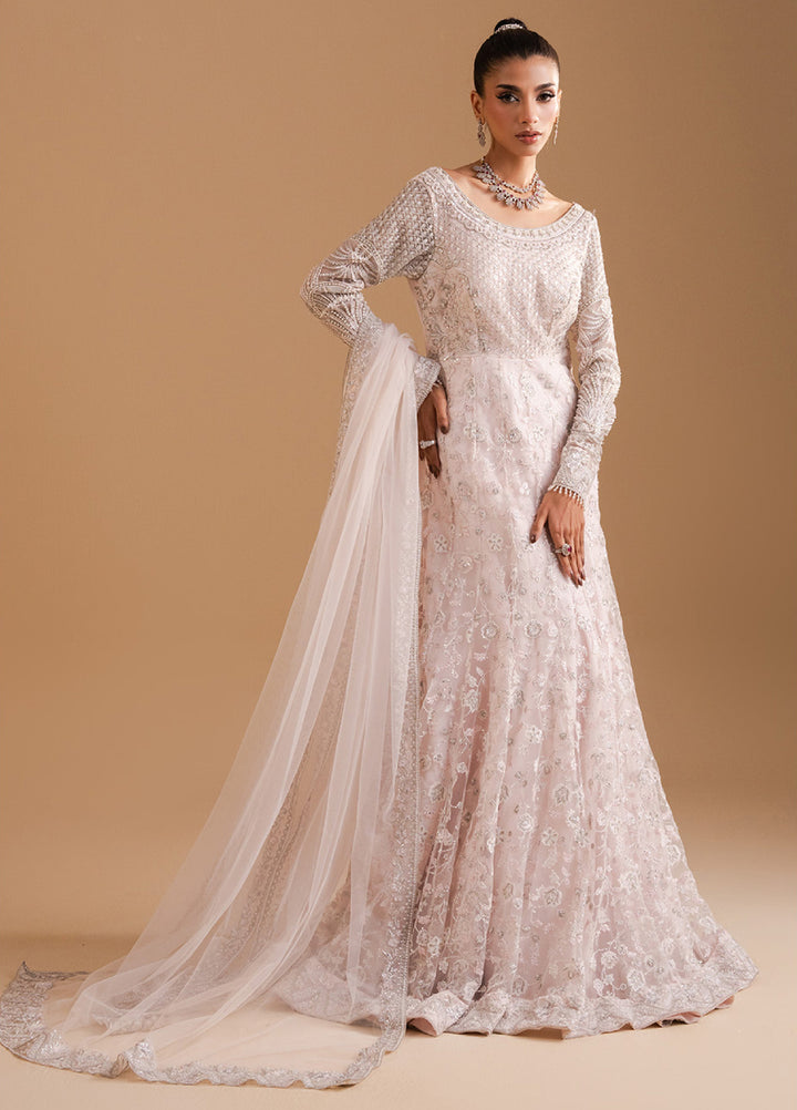 Afsanay by Zariya Luxury Embroidered Unstitched Chiffon 3 Piece Suits ZRY25LF D1 ZB50032 - Festive Collection