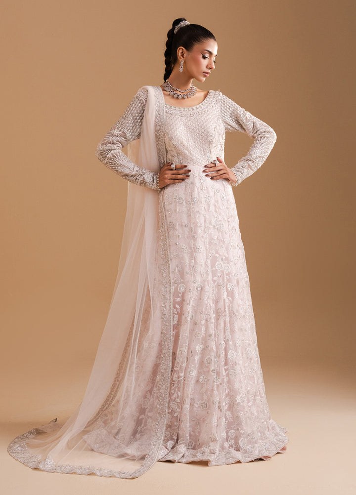 Afsanay by Zariya Luxury Embroidered Unstitched Chiffon 3 Piece Suits ZRY25LF D1 ZB50032 - Festive Collection